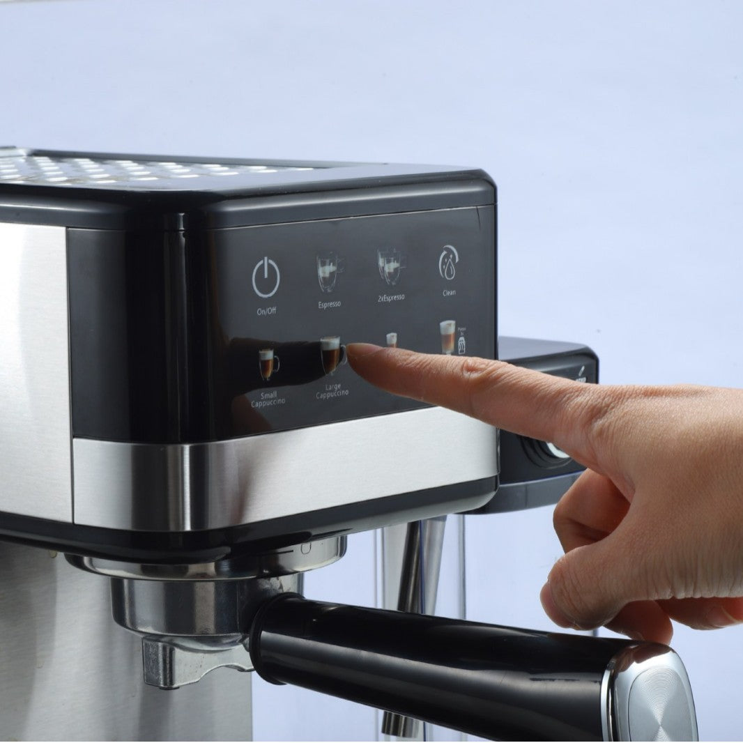 Siebträgermaschine mit Dampfdüse Brehn
