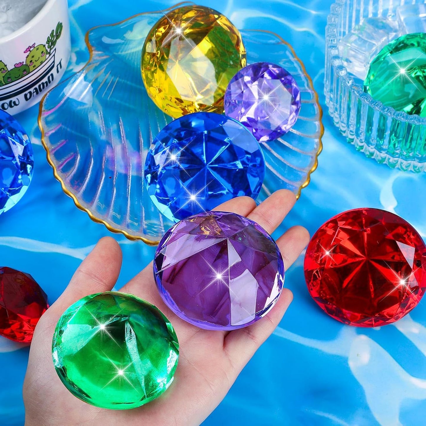 Unisex Glitzernde Dekorationssteine Brehn