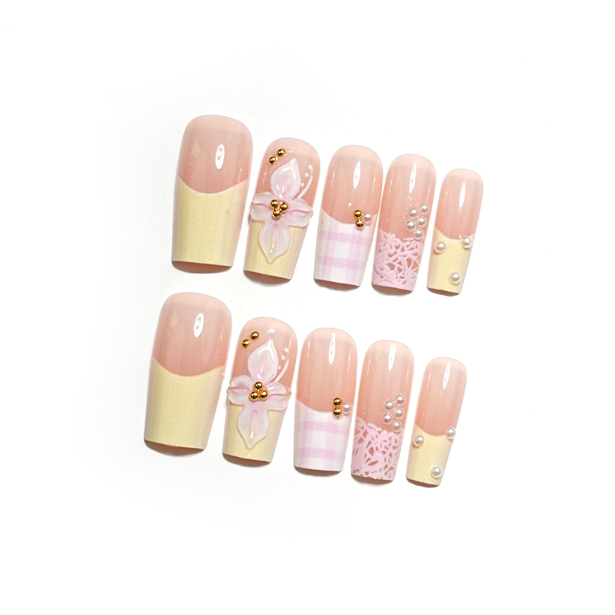 Elegante Press-On Nagelkunst Kollektion