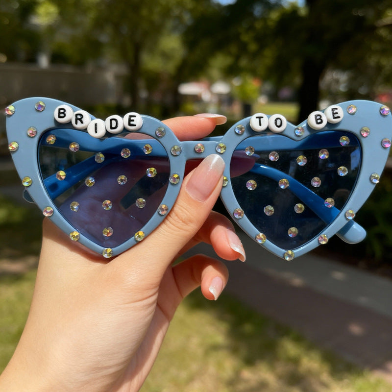 Braut-in-spe herzförmige Sonnenbrille Brehn