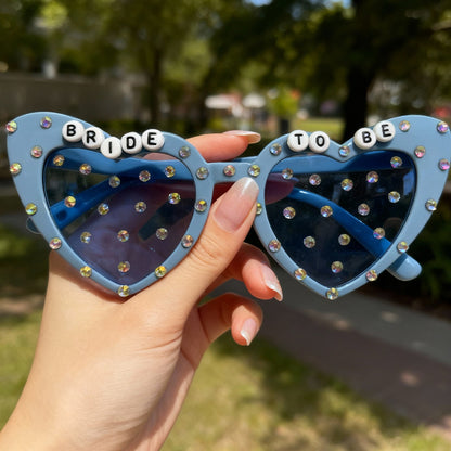 Braut-in-spe herzförmige Sonnenbrille Brehn