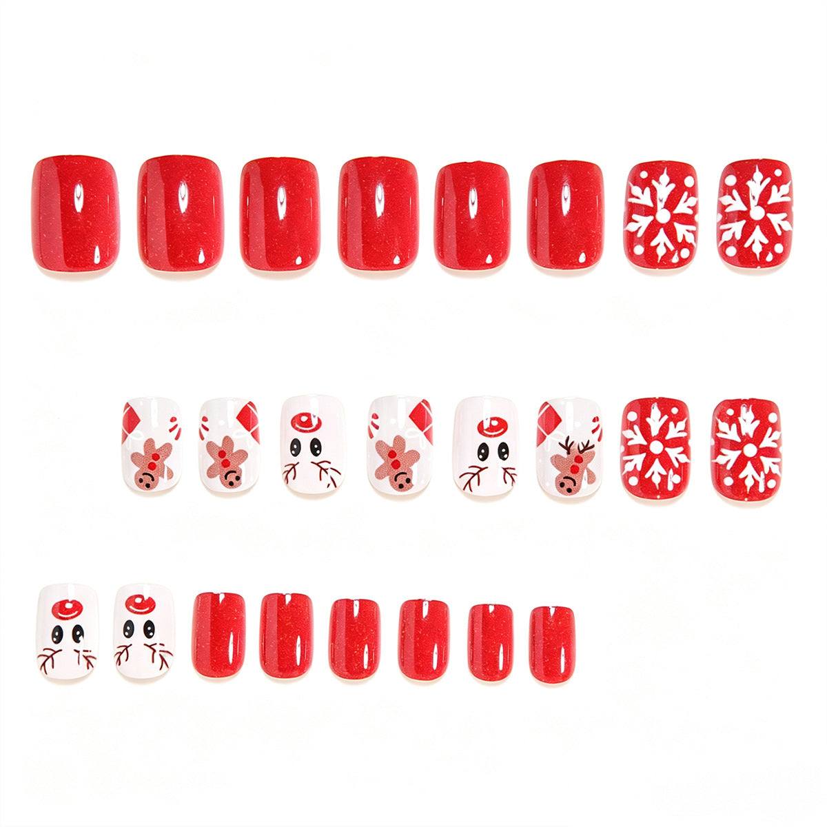 Festliches thematisiertes Press-On Nail Art Set Brehn 1788858489