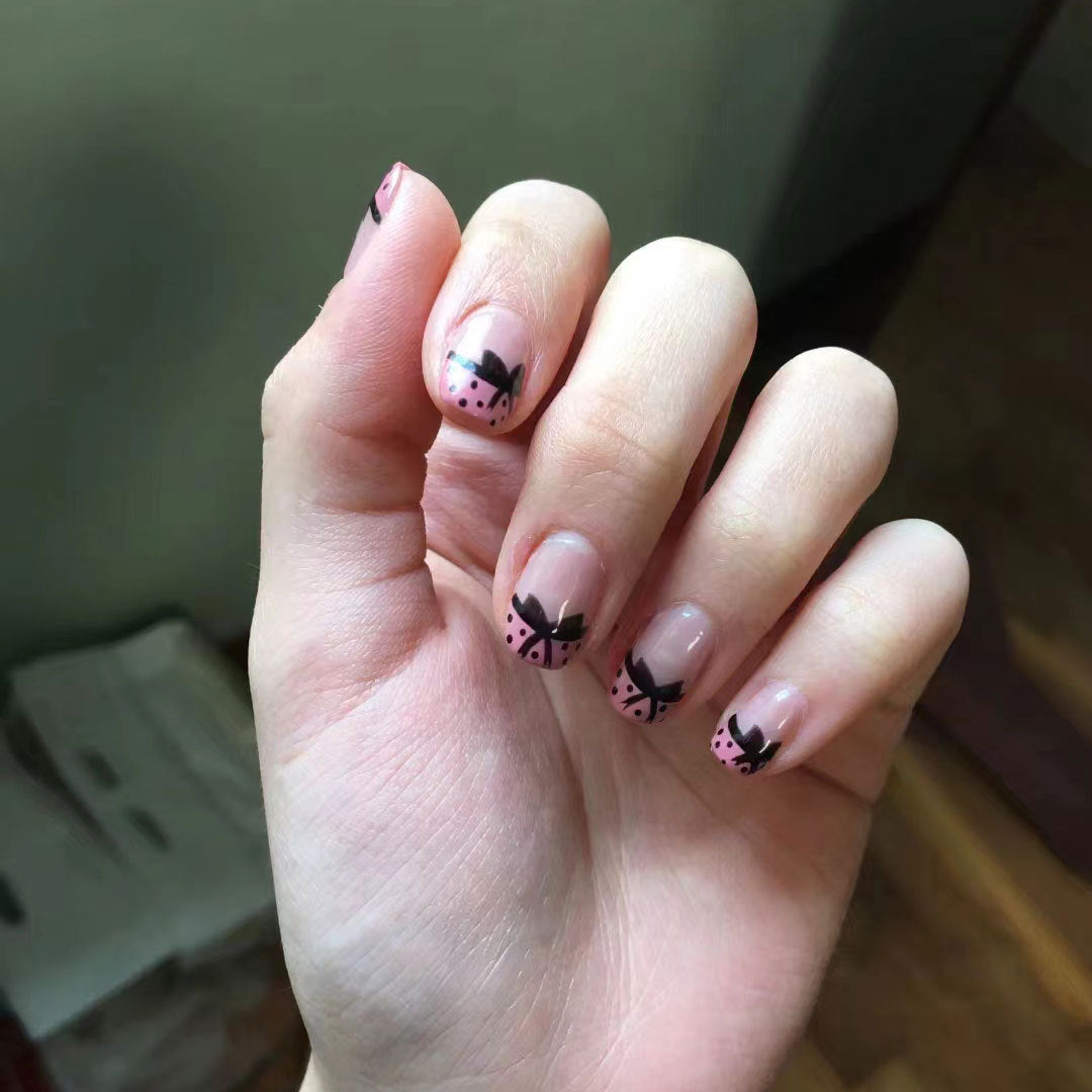 Künstlerisches Bogen Akzent Nagelkunst Set