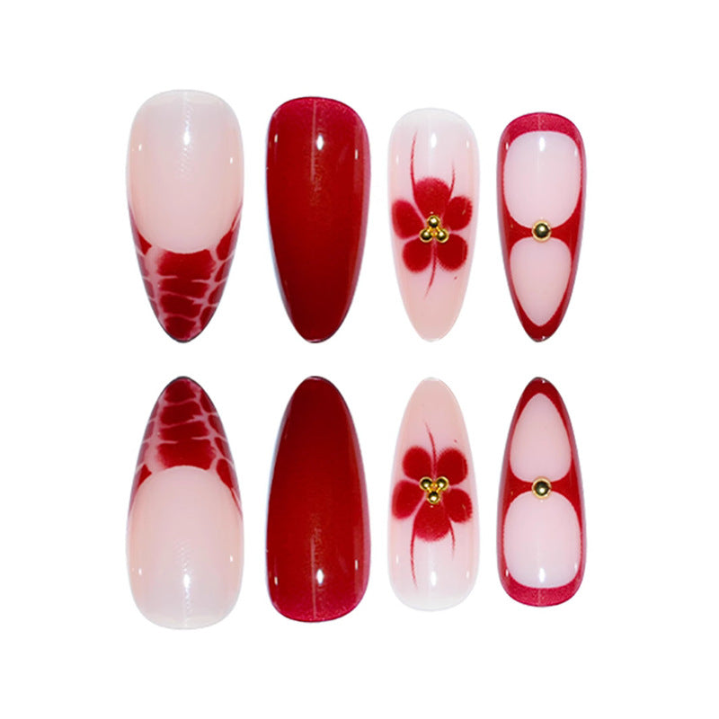 Elegantes Stiletto Drucknagel-Design Brehn