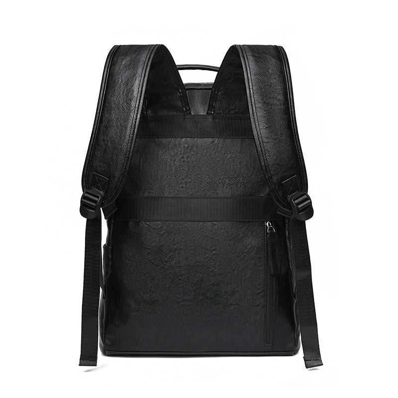 Premium Leder Laptop Rucksack Brehn