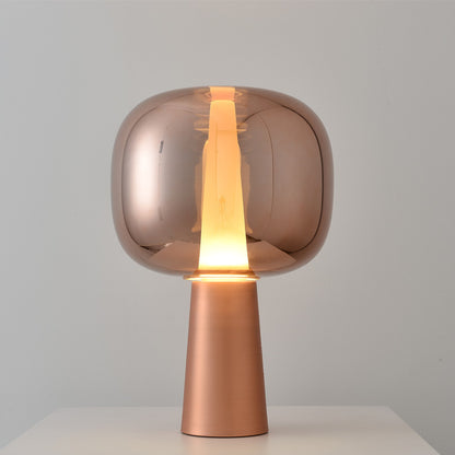 Moderne Minimalistische Stehlampe mit Transparentem Sockel