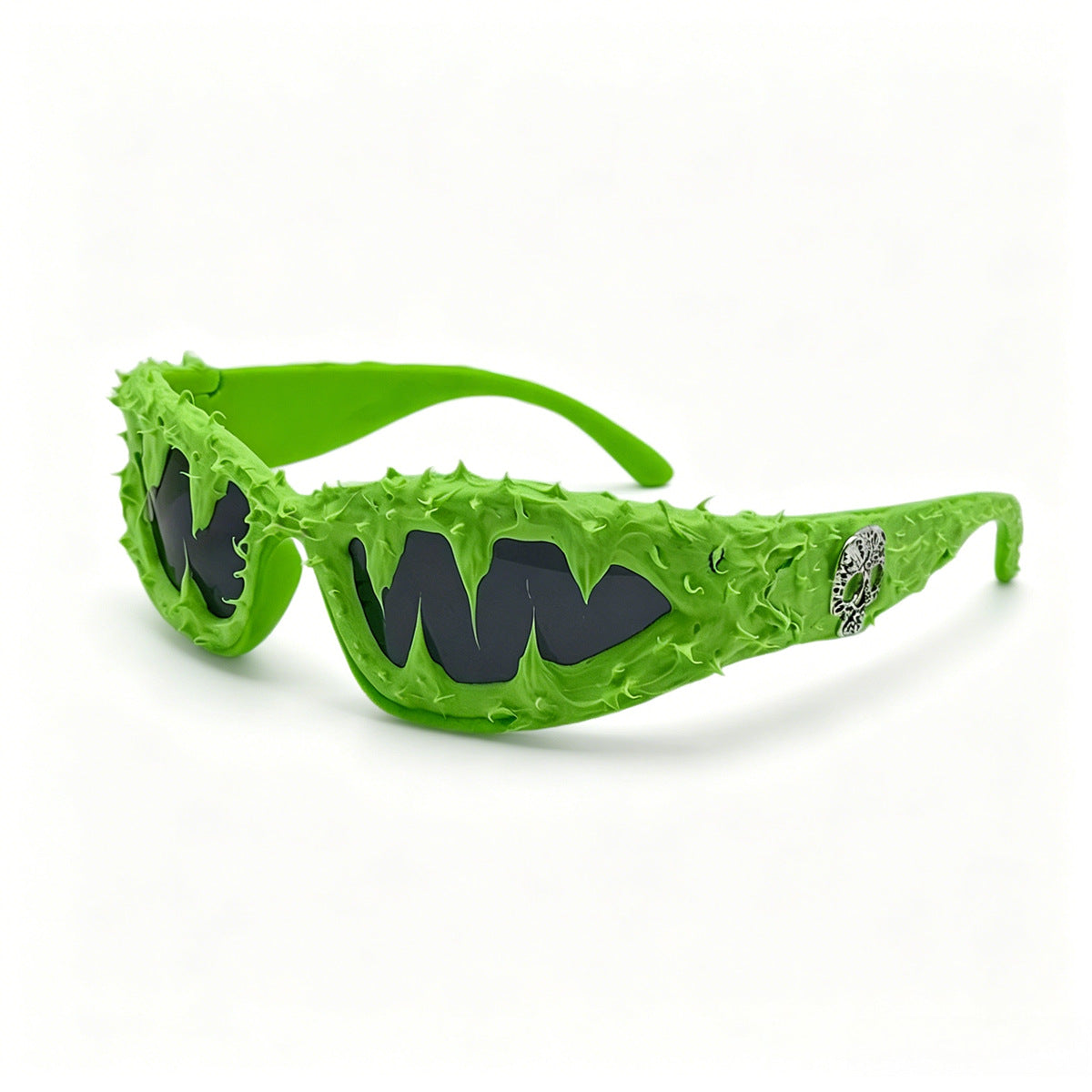 Damen kreative Fashion-Sonnenbrille mit einzigartigen Spikes und skull-Design Brehn