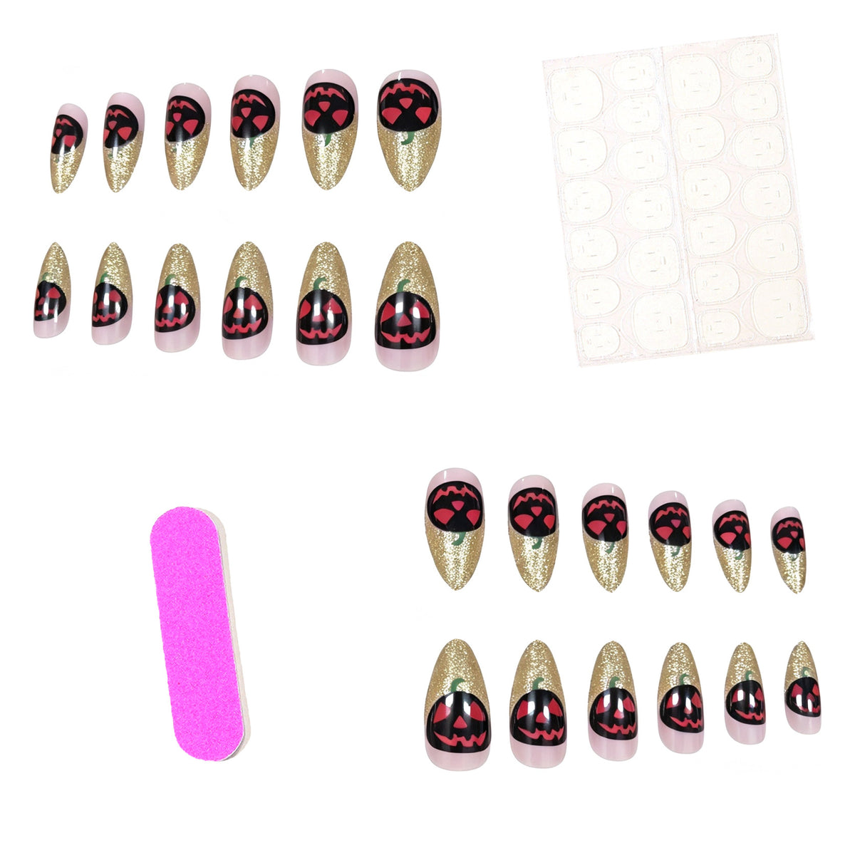Halloween-Themen Nagelkunstset Brehn