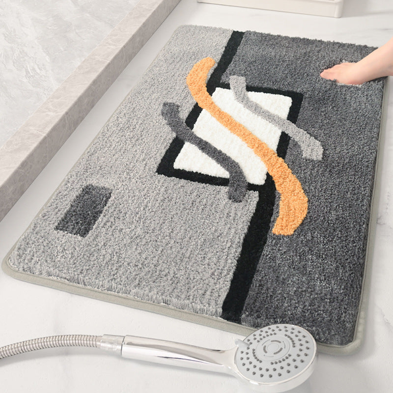 Abstraktes Design Badteppich