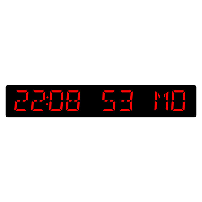 Digitaler Wandwecker mit grossem LED-Display Brehn