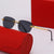 Damen modische Halbrahmenbrille mit elegantem Metallgestell Brehn