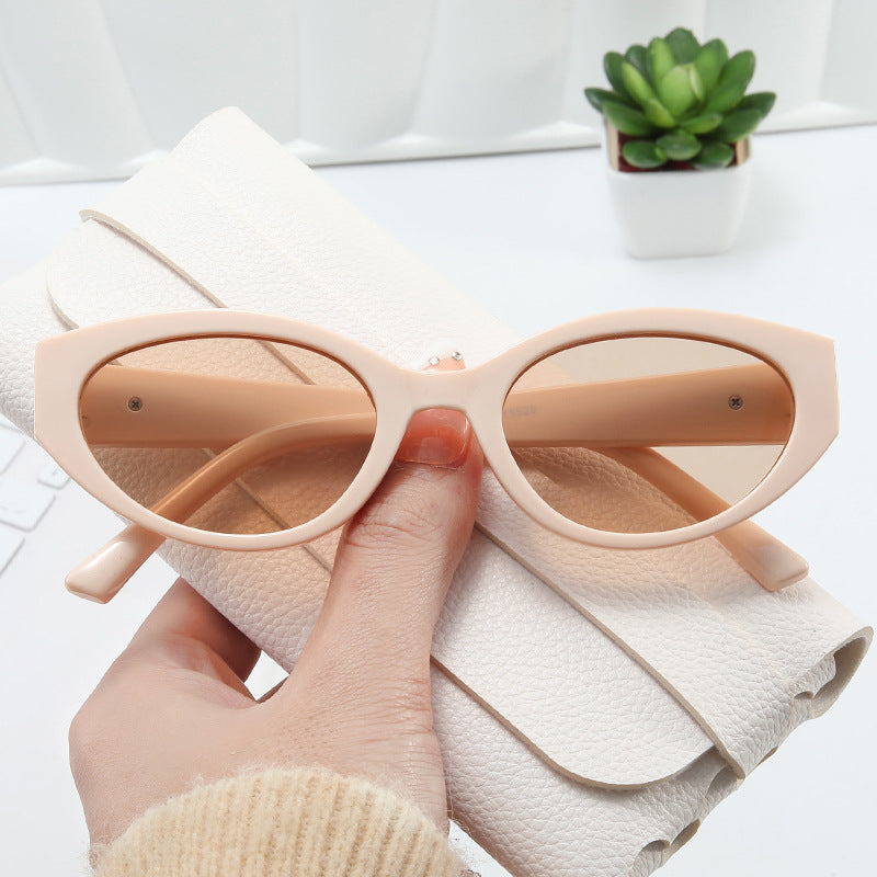 Damen Cat-Eye Sonnenbrille mit elegantem Kunststoffrahmen Brehn