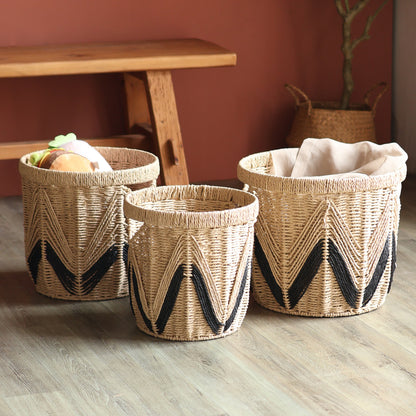 Henkeltasche aus geflochtenem Naturmaterial Brehn
