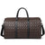 Premium gesteppte Leder Reisetasche
