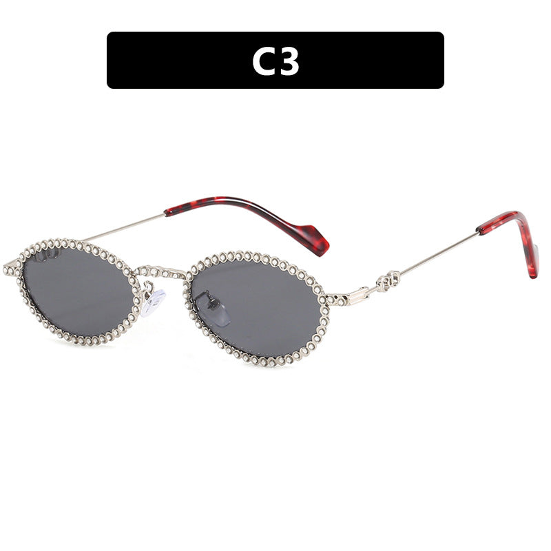 Damen extravagante Sonnenbrille mit originellem Rahmen und modernen Gläsern Brehn