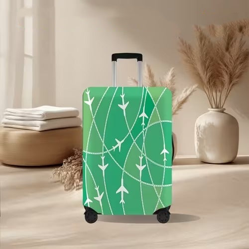 Unisex nan elastische Kofferhülle mit vulkanischem Lava-Marmordesign, dehnbarer Schutzüberzug für Trolley Brehn