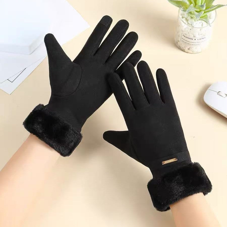 Luxuriöse Fleecegefütterte Touchscreen-Handschuhe Brehn