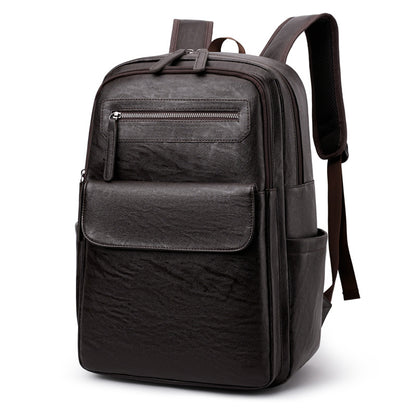 Langlebiger Leder Laptop Rucksack