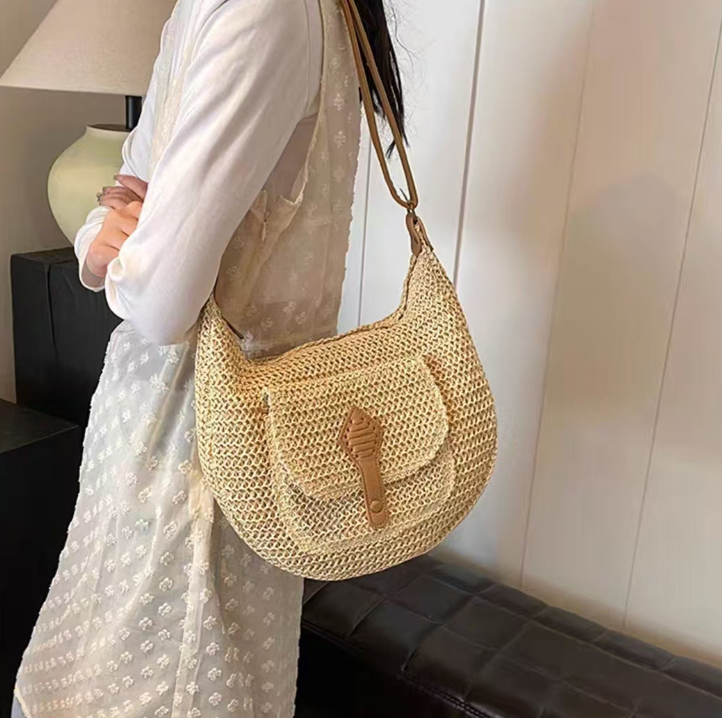 Handgefertigte Umhängetasche Im Modernen Boho-Stil Brehn