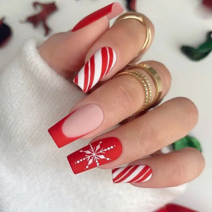Festliche Winter-Themen Nagelkunst Erweiterungen Brehn