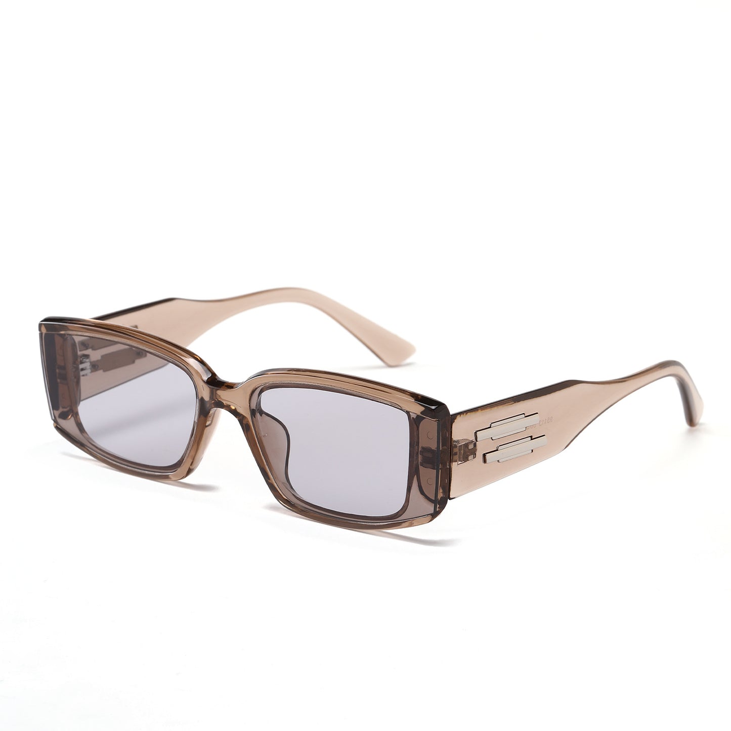 Damen elegante rechteckige Sonnenbrille mit stylischem Acetat-Rahmen Brehn