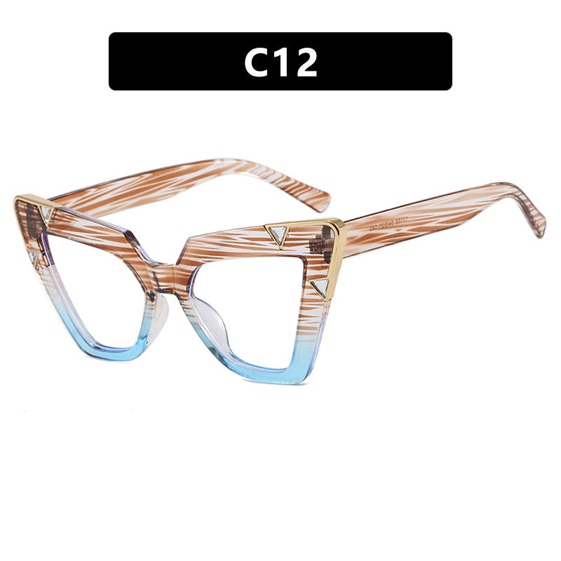 Damen Cat-Eye Sonnenbrille mit luxuriösem Motiv und schützendem UV-Filter Brehn