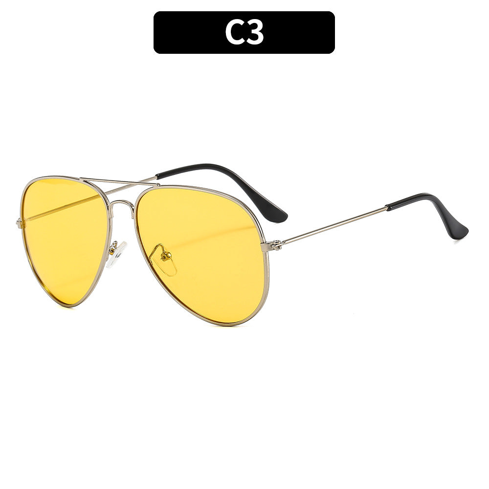Stylische Farbverlauf Aviator Sonnenbrille