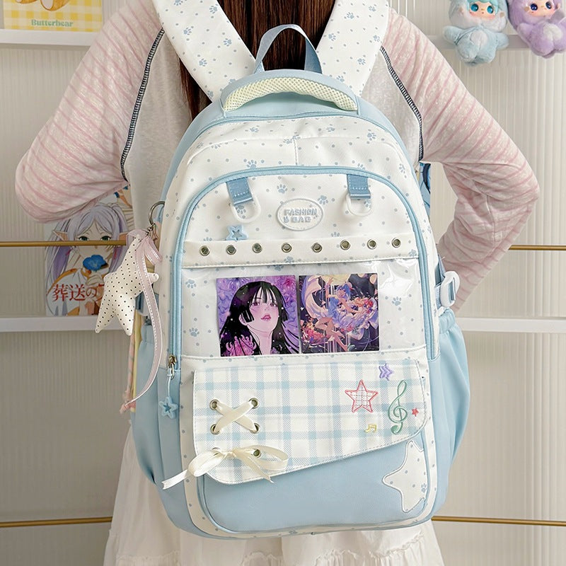 Stylische Grafikdesign-Schulrucksack Brehn