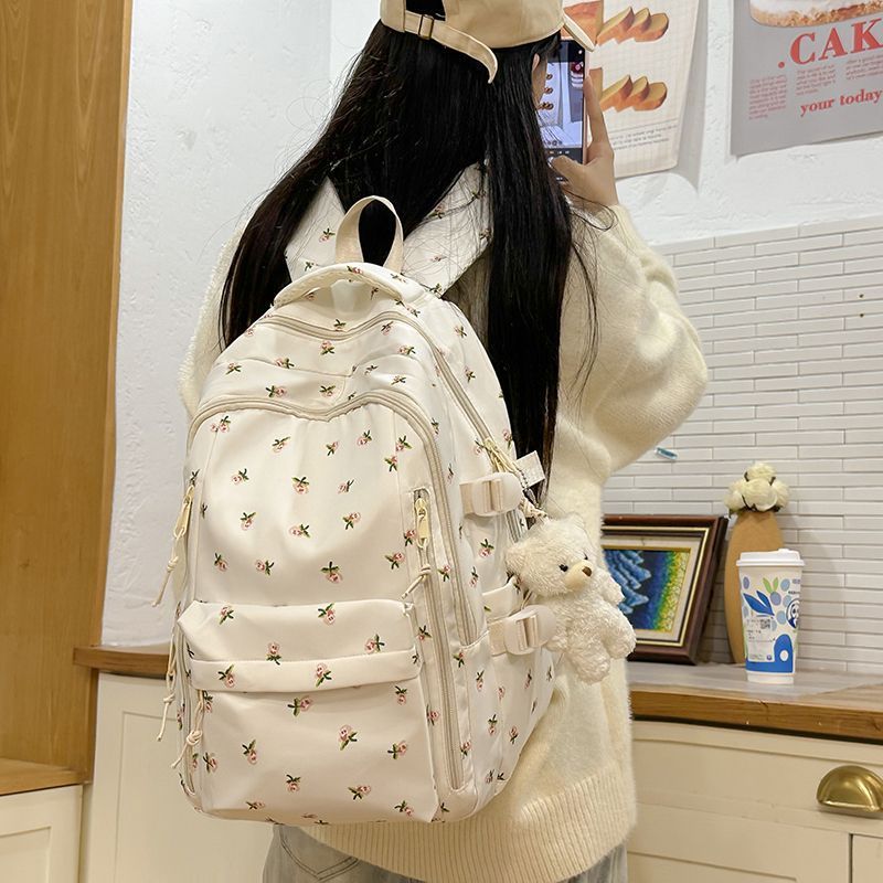 Blumenverzierte Rucksack Brehn