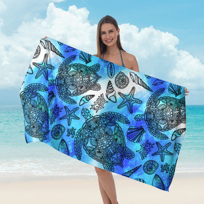 Strandtuch mit auffälligem Surf-Design Brehn