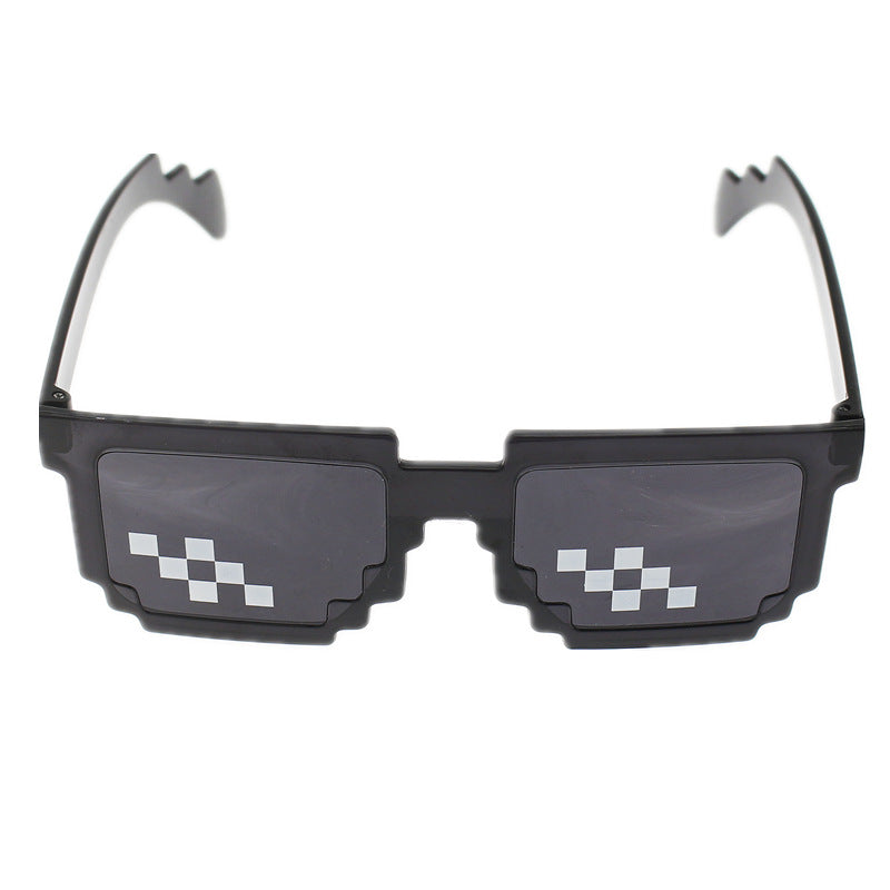 Damen Retro-Sonnenbrille im stylischen Pixel-Design Brehn