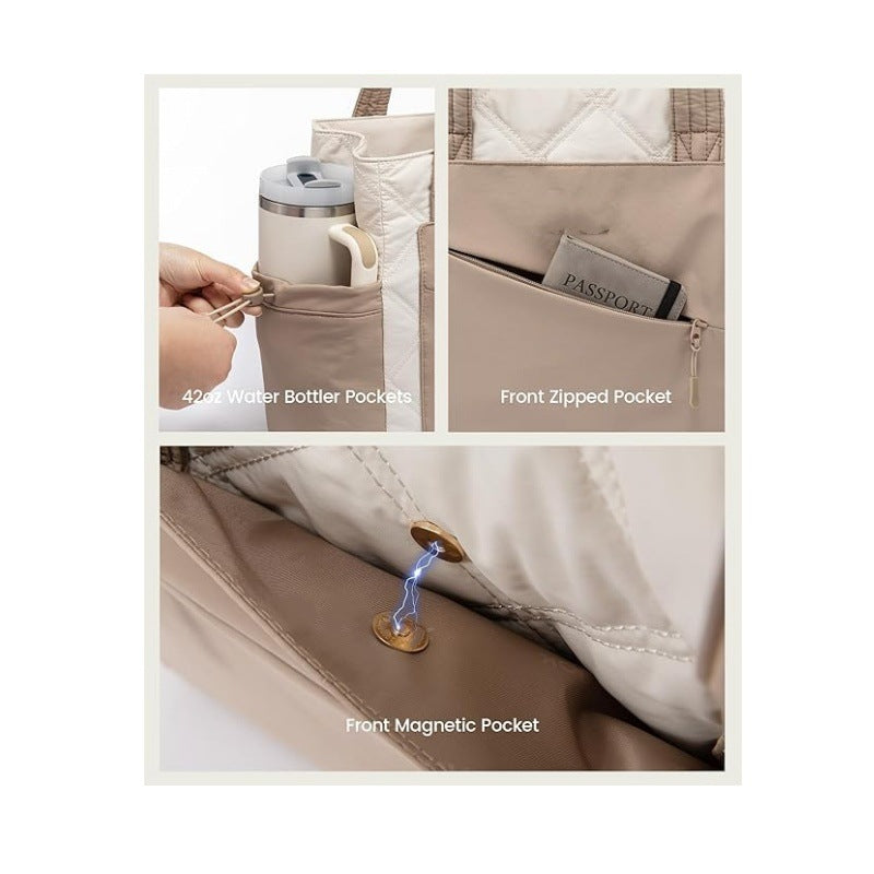 Stilvolle und Funktionale Tragetasche mit Separater Kosmetiktasche Brehn