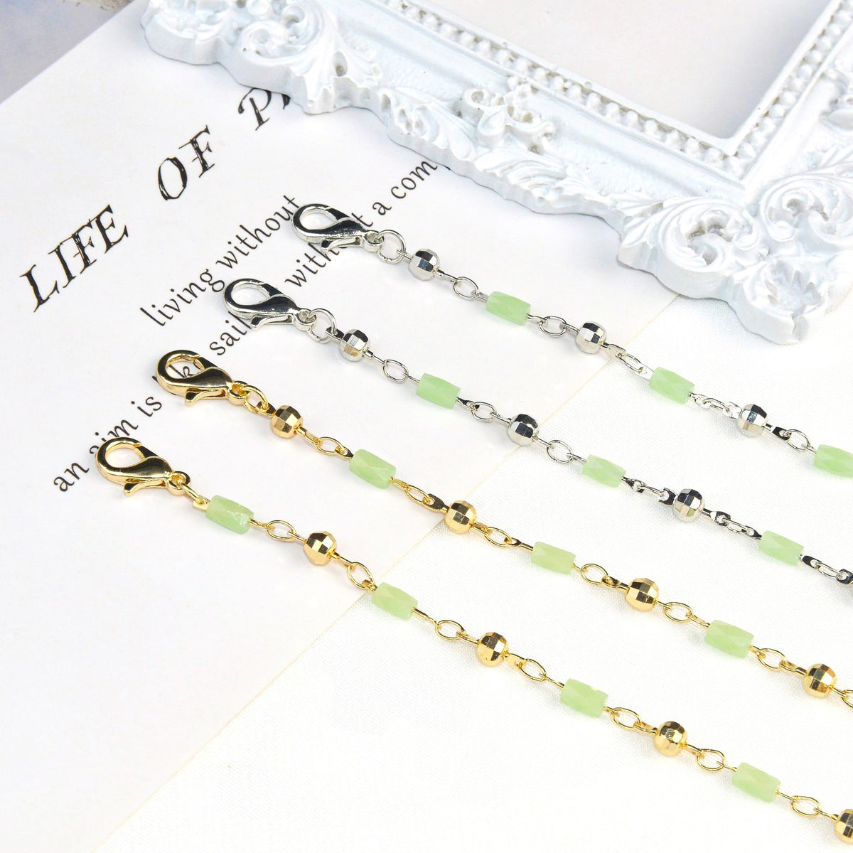 Beaded Charm Fußkette Brehn