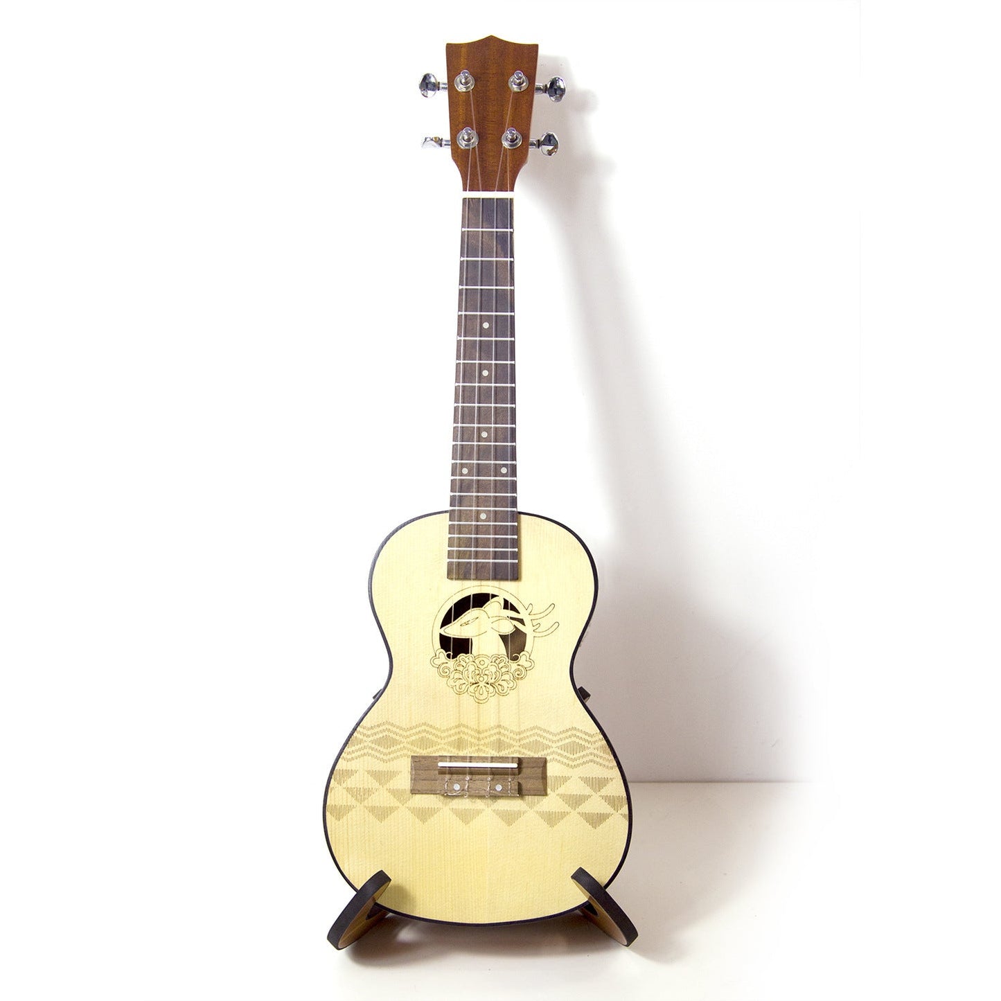 Premium Massivholz Ukulele Brehn