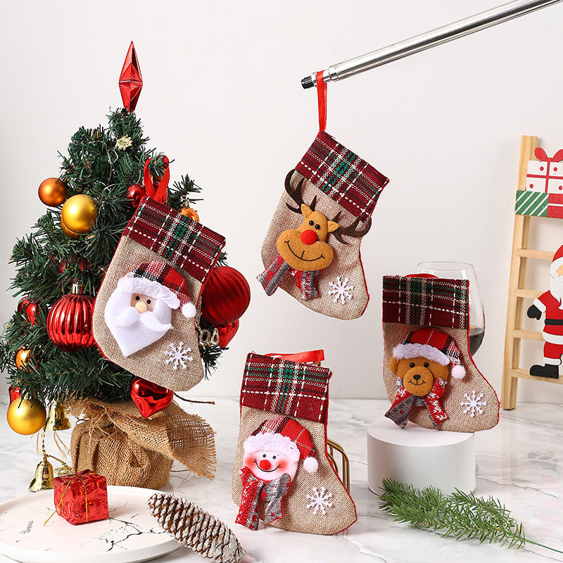 Weihnachtliche Socken Brehn