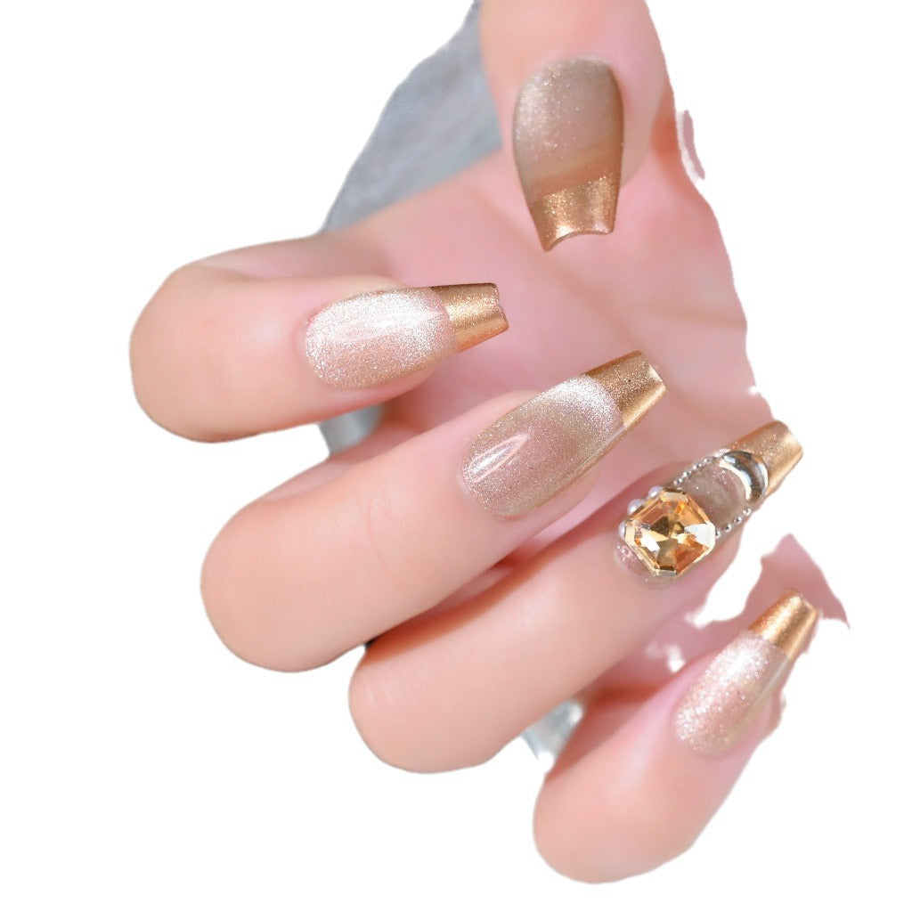 Premium Dekorativer Druck-On-Nagelset Brehn