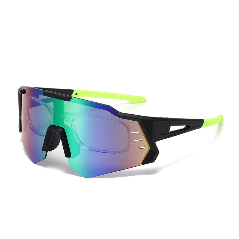 Damen Sportliche Rennsonnenbrille mit verstellbarem Nasenpad und hochwertigem UV-Schutz Brehn