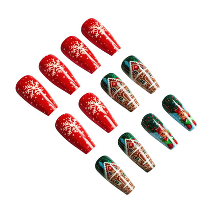 Festliches Weihnachts-Nagelkunst-Design-Kit