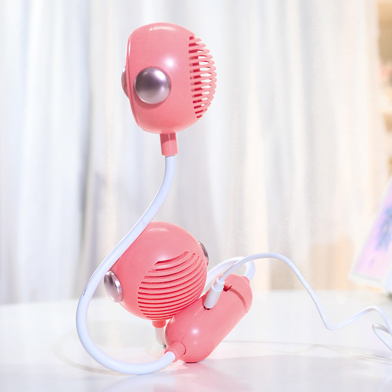 Damen tragbarer USB-Halsventilator mit flexibler Halterung Brehn