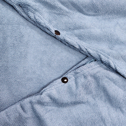 Damen Kapuzen-Poncho aus weichem Mikrofaserstoff Brehn