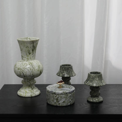Elegante Marmor Kerzenhalter