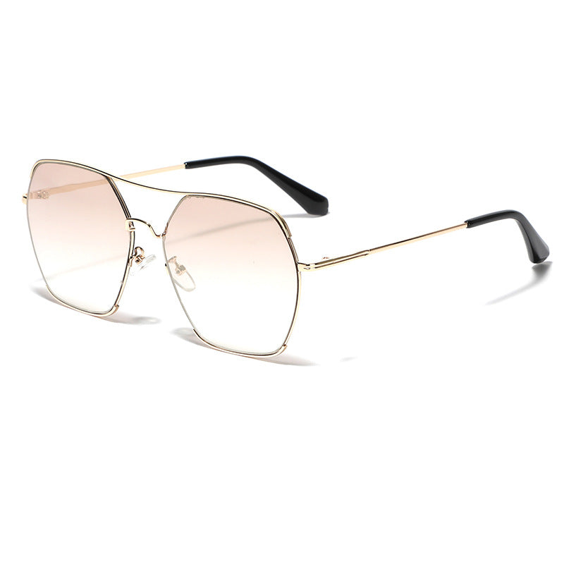 Damen oversized fashion Sonnenbrille mit elegantem Metallrahmen Brehn