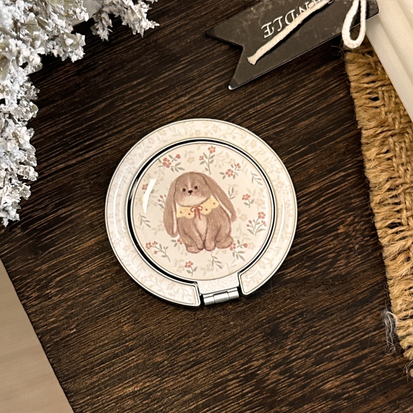 Handspiegel im herzförmigen Design mit niedlichem Bärenmotiv Brehn