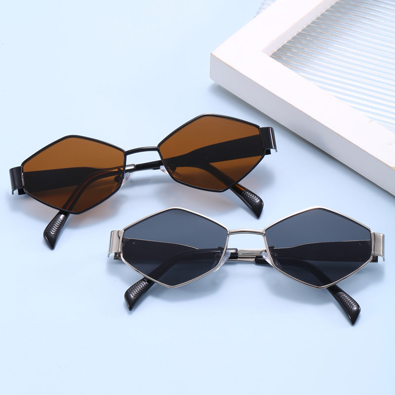 Modische Sonnenbrille Im Hexagonalen Design Brehn