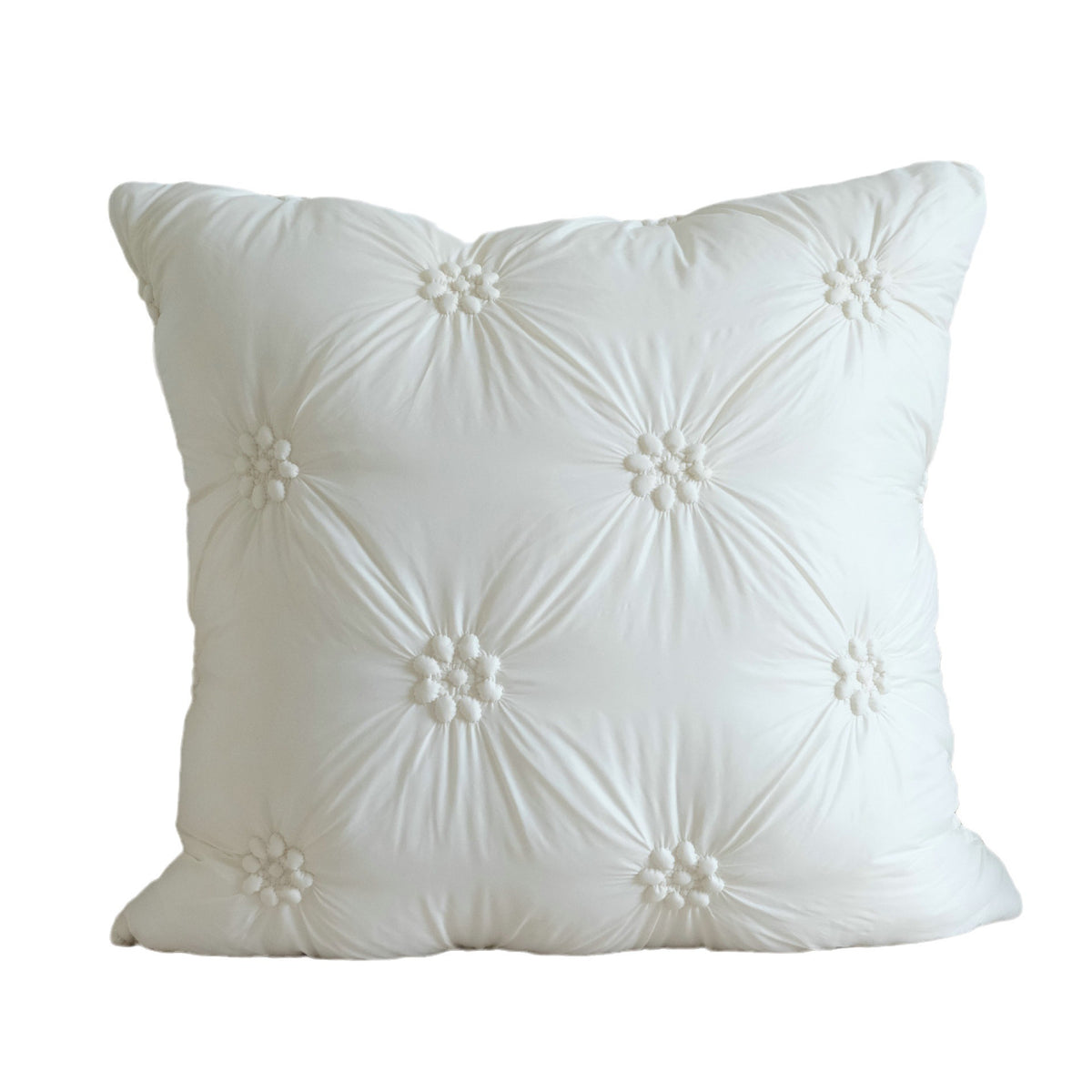 Plüsch Blumen Design Kissen