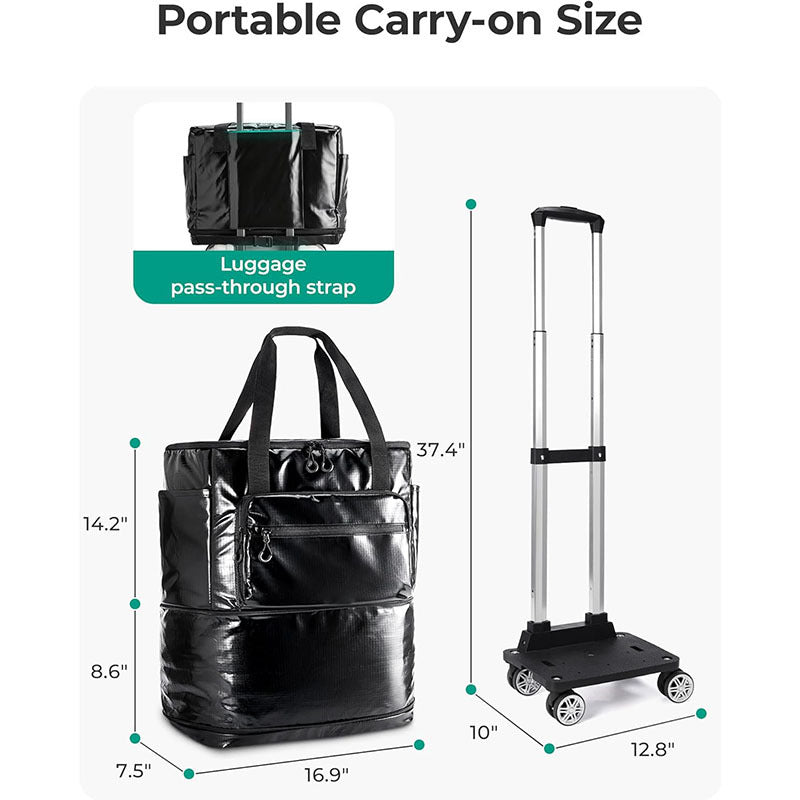 Rollende Multifunktionale Reisetasche mit Mehreren Fächern Brehn