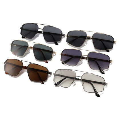 Oversized geometrische Rahmen Sonnenbrillen Brehn