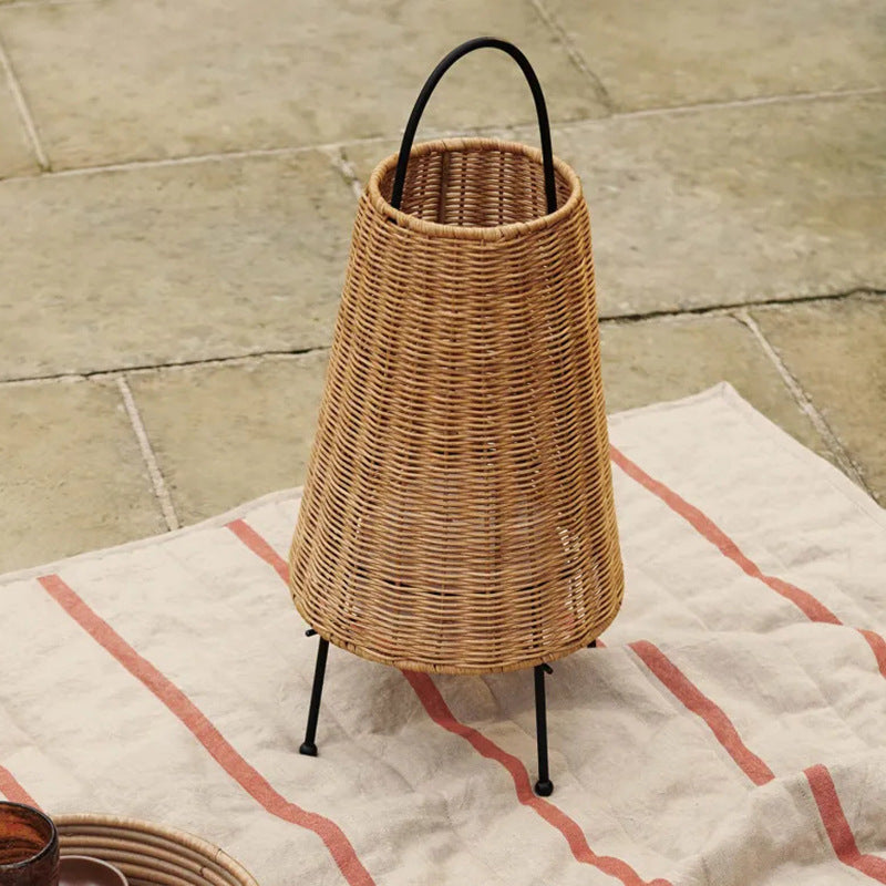 Tragbare Rattan-Laterne Brehn