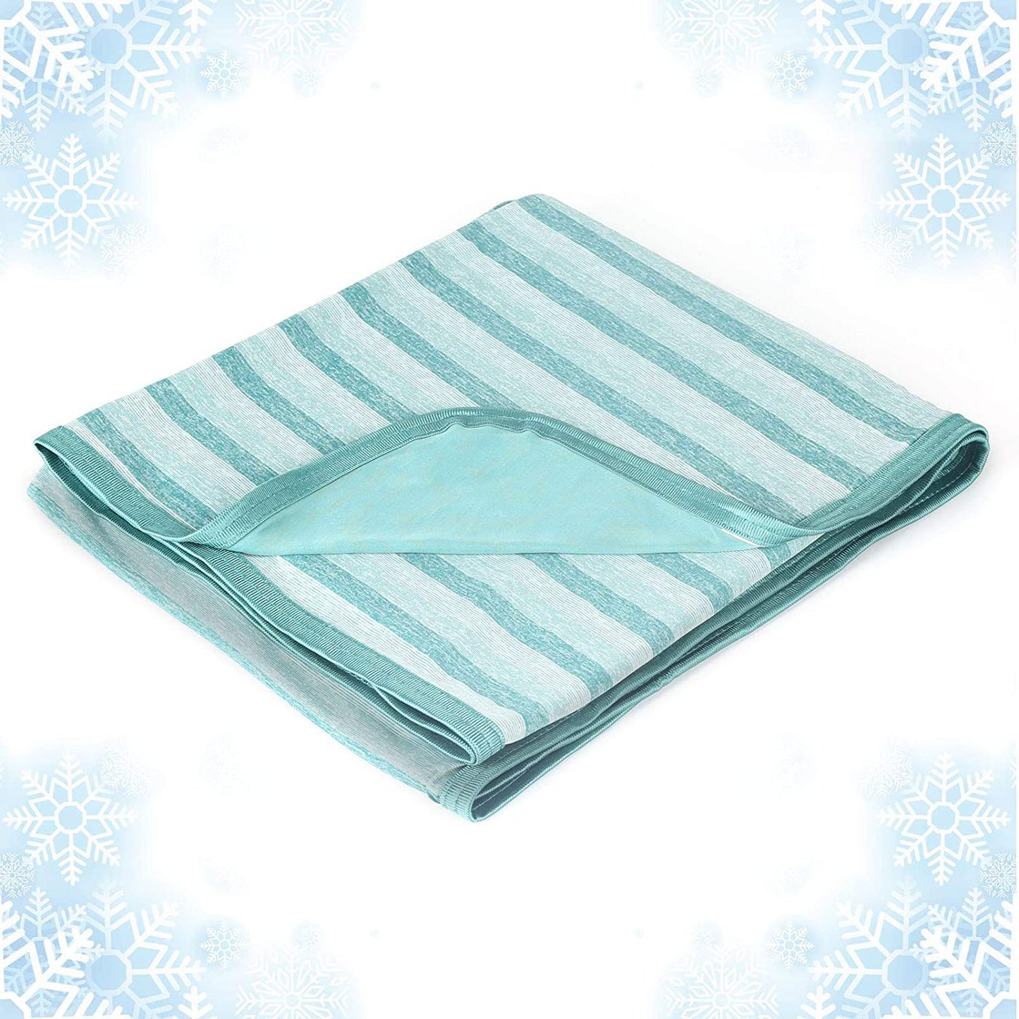 Damen Softes und atmungsaktives Streifen-Fleece-Decke Brehn