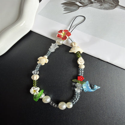 Handgemachter, von der Natur inspirierter, beaded Brillenhalter Brehn